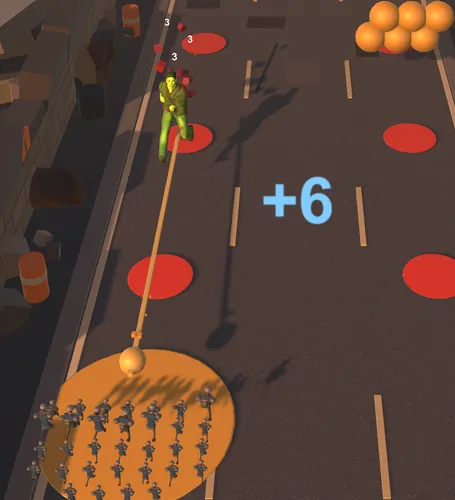 DeadLane: a squad of soldiers holding a city road against a zombie horde